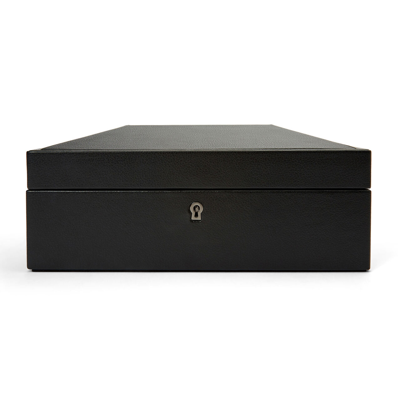 WOLF Black 8 PC Watch Box Open image number 0